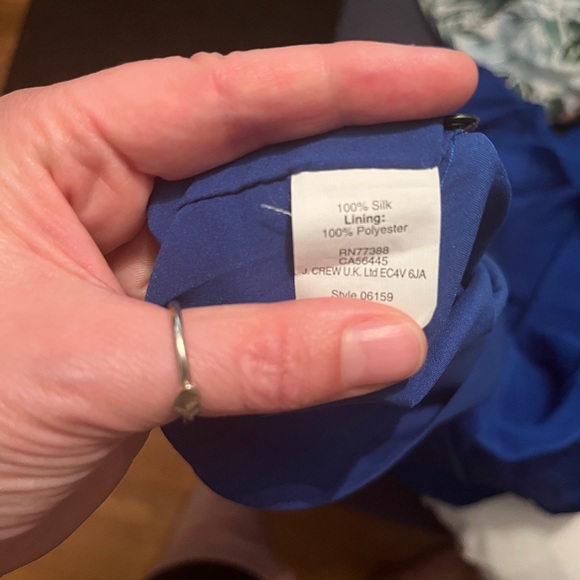 Madewell blue silk dress - Picture 7 of 7